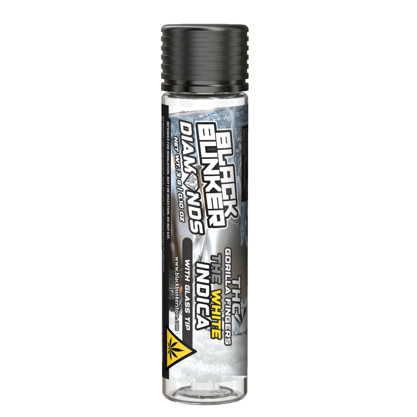 Black Bunker Diamond Gorilla Finger Pre-Roll - 3 Gram