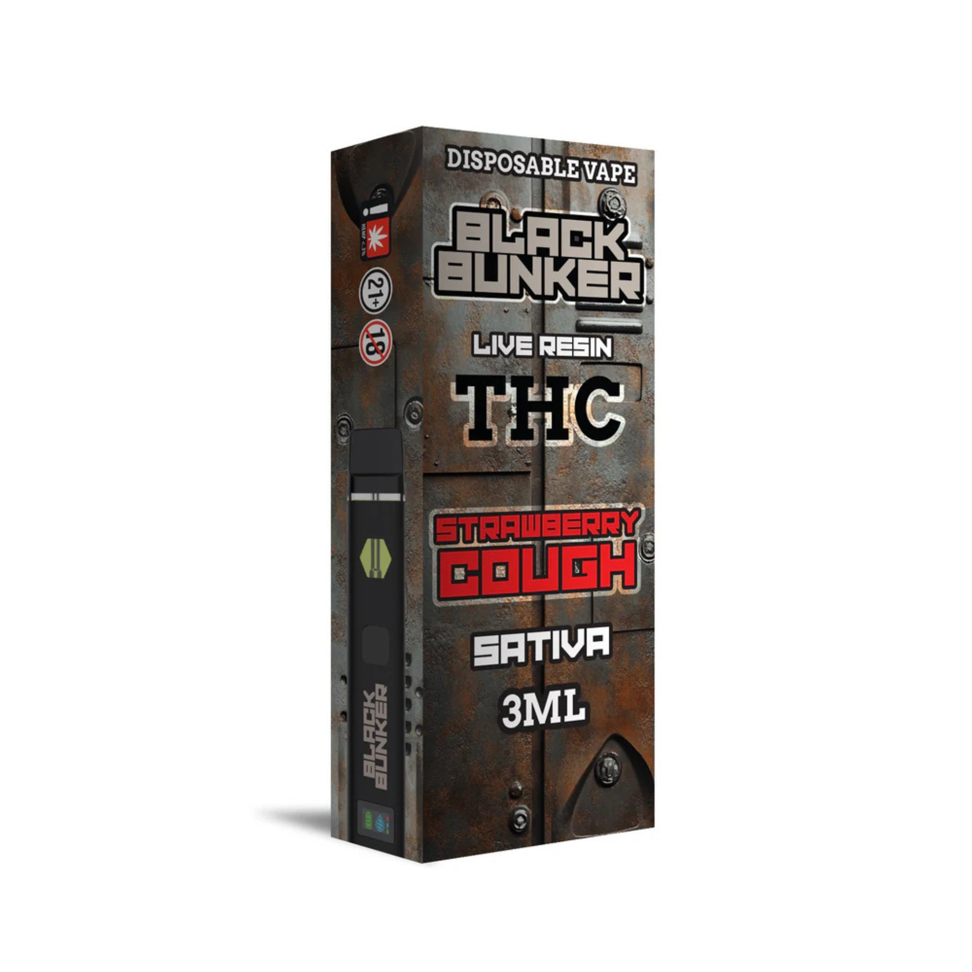 Black Bunker 3ML Delta-9 Disposable Vape Black Bunker | Hemp-Derived Delta Products & More Black Bunker 3ML Delta-9 Disposable Vape Black Bunker | Hemp-Derived Delta Products & More