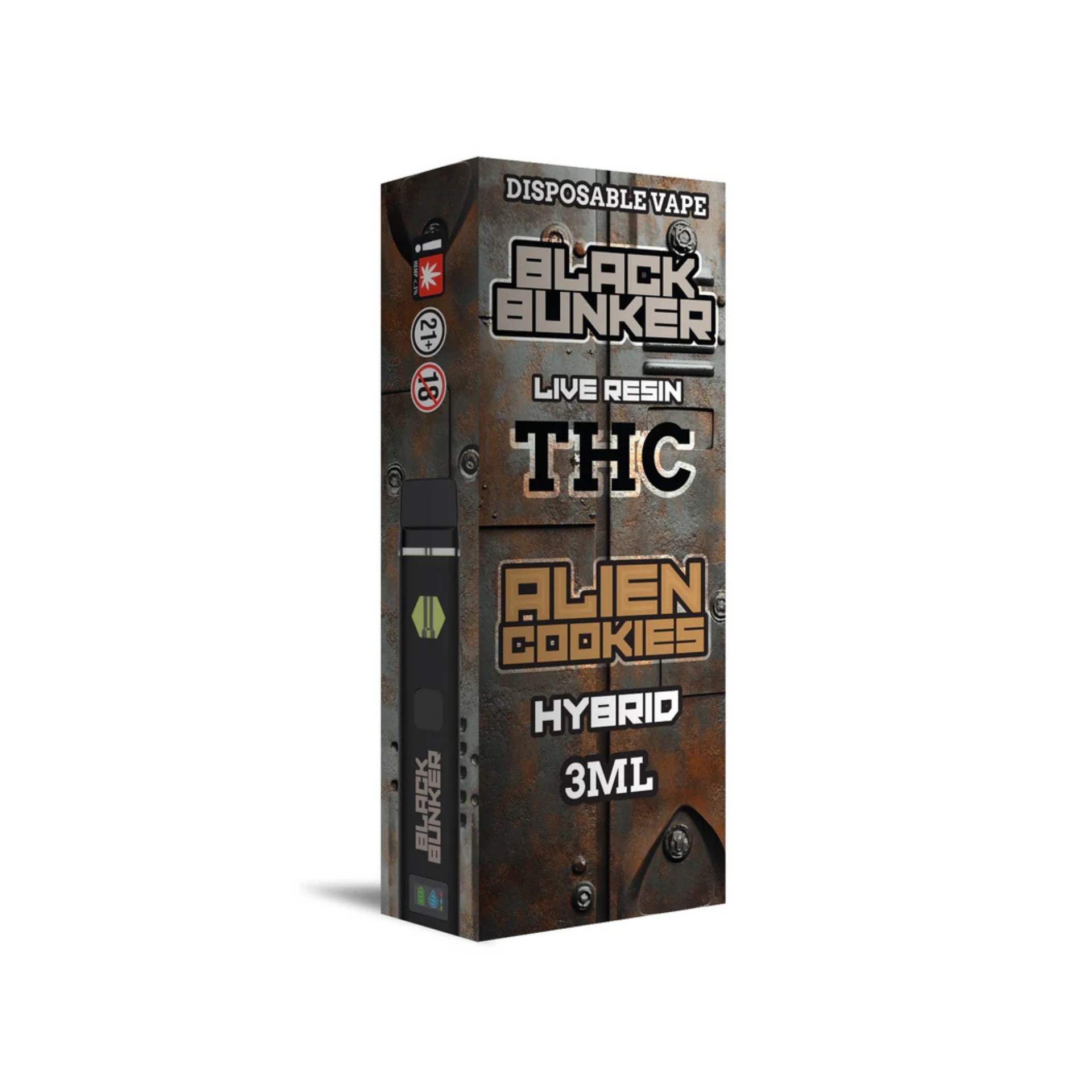 Black Bunker 3ML Delta-9 Disposable Vape – Black Bunker