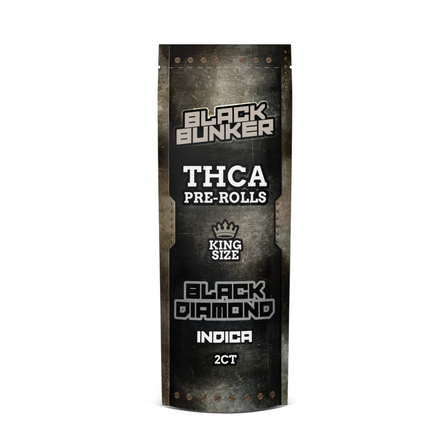 Black Bunker THC-A Diamond Infused Pre-Roll - 2 Gram - 2x Per Pack